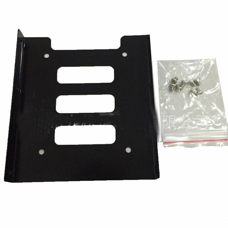 Professional 2.5 Inch To 3.5 Inch SSD HDD Metal Adapter Rack Hard Drive SSD Mounting Bracket Holder For PC Black