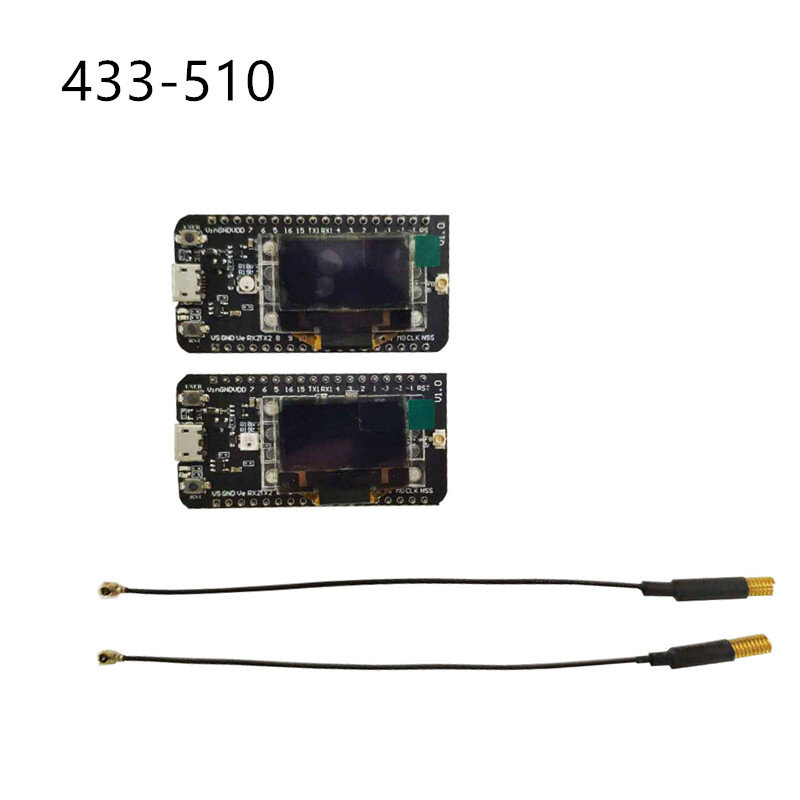 CubeCell – nœud GPS LoRa ASR6502, 433-510MHZ/868-915MHZ /LoRaWAN, applications pour arduino avec antenne, 2 pièces