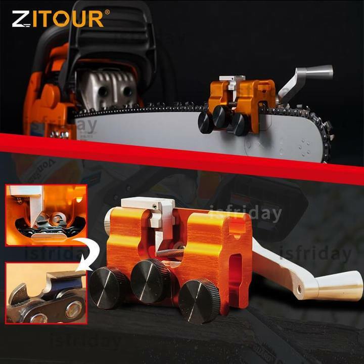 Zitour®Fácil & portátil motosserra apontador ferramenta para carpintaria moagem dropshipping