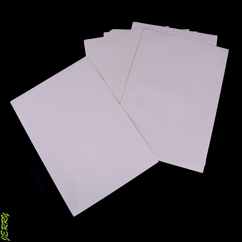Nuovo 10 fogli/set A4 carta adesiva bianca stampabile opaca 210mm x 297mm per ufficio Iink