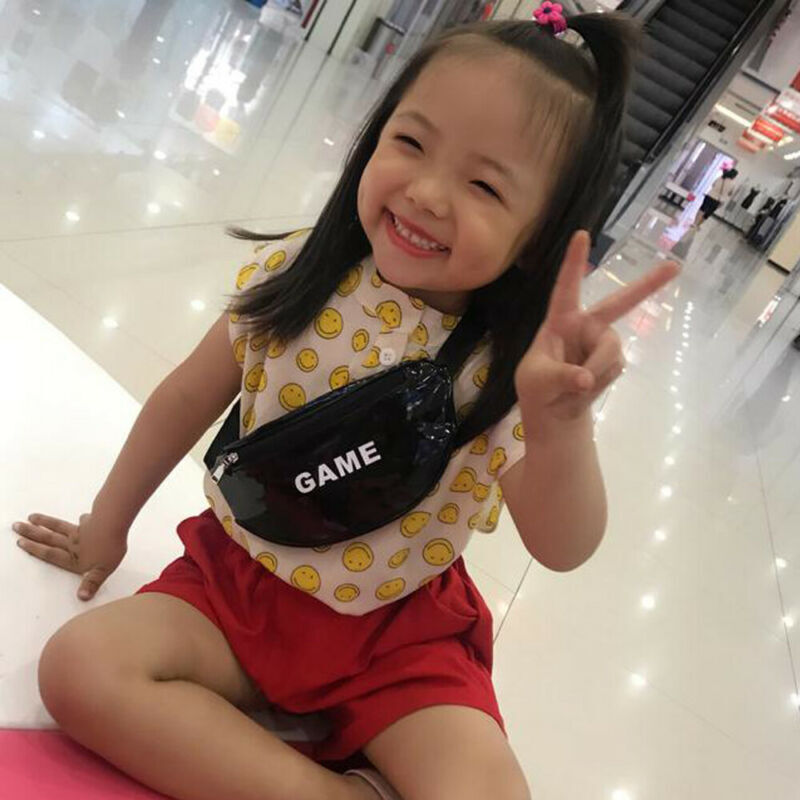 Moda dziewczynka dziecko piterek Shell talia torba crossbody ramię księżniczka torebka Mini torba