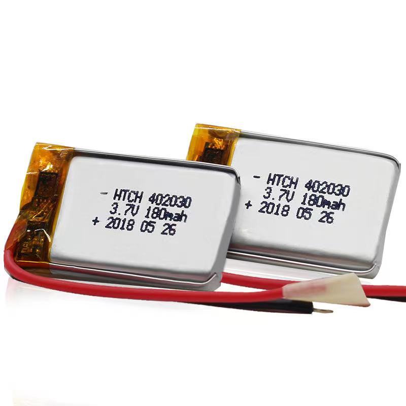 Batterie lithium-ion polymère 402030 mah 180 V, petite lampe, batterie lithium-ion 3.7 mah pour ménage intelligent