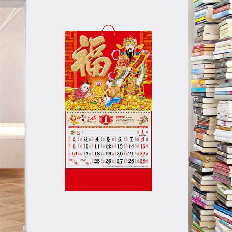 Opknoping Kalender Hoge-Kwaliteit Milieuvriendelijke Non-Fading Voor Thuis Traditionele Kalender Kalender