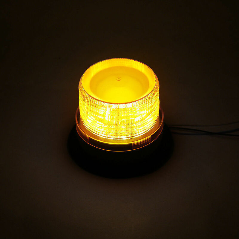 비상 플래시 스트로브 램프 자동차 회전 교통 안전 경고등 학교 표시 Led 노란색 둥근 천장 상자 플래시 램프