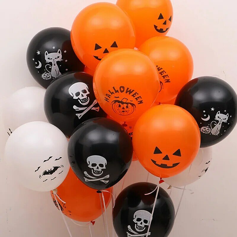 Balão de caveira fantasma de abóbora, dia das bruxas, decoração inflável, bexiga, morcego, aranha, globos, brinquedos para festa de dia das bruxas