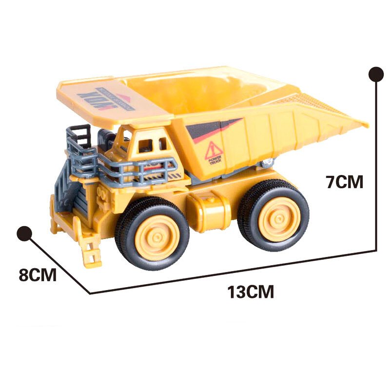 Novo modelo de carro de engenharia veículo de construção abs escavadeira/caminhão dumper modelo clássico veículos de brinquedo para crianças meninos presente