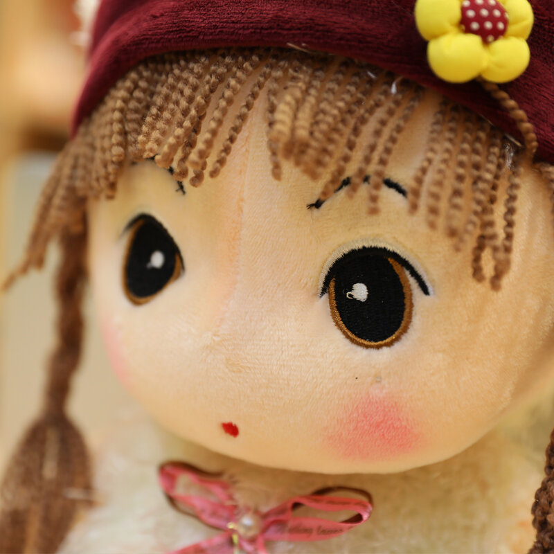 래그 돌 봉제 인형 귀여운 웨딩 헝겊 인형 소녀용 1 개, 45cm, 생일 선물, 신제품