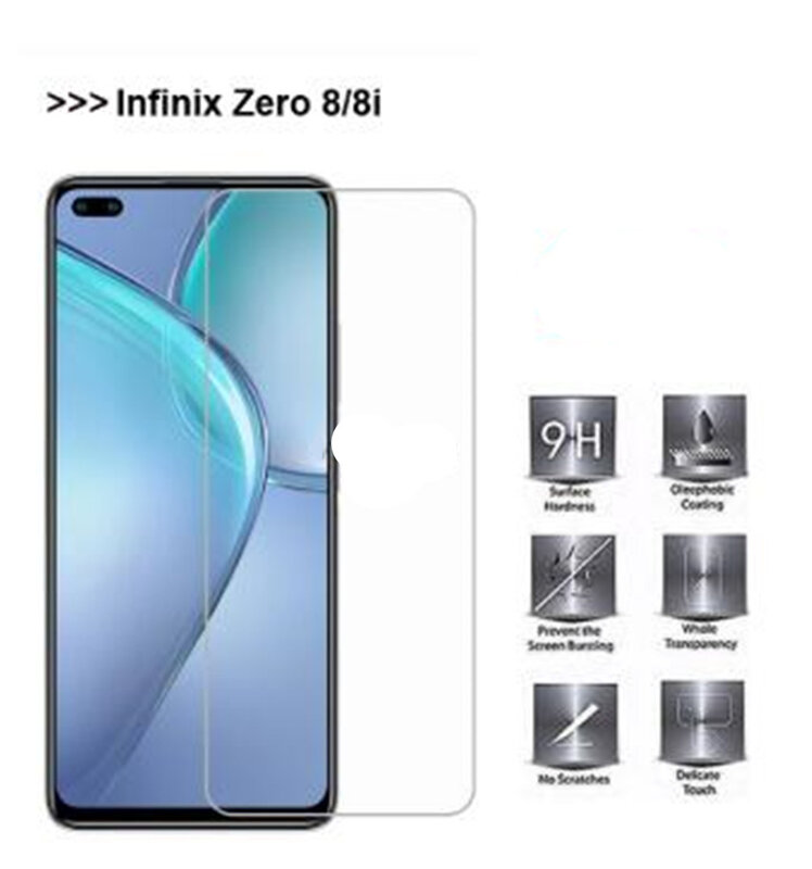 Защитное стекло 9D для Infinix Zero 8 Zero8, 3-1 шт.