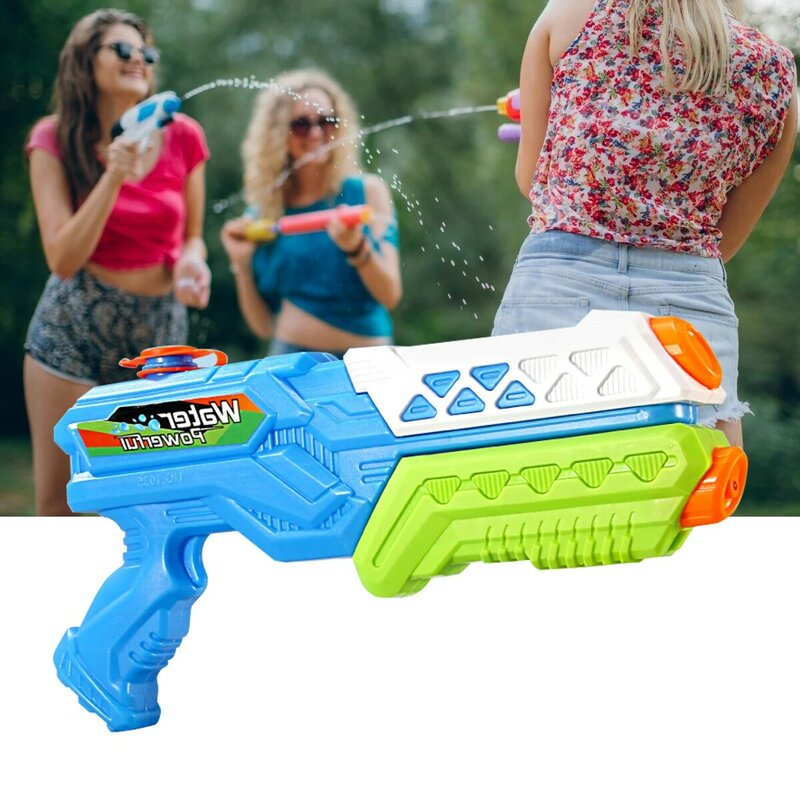 Pistolet à eau Super blaster Soaker longue portée pistolet à gicler jouets haute capacité été combat d'eau et famille jouets amusants