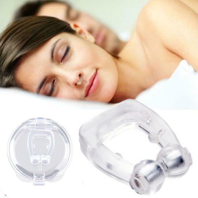 Dilatador nasal antirronco, dispositivo magnético para parar de roncar, clipe nasal, fácil respiração, melhora o sono para homens e mulheres, 1 peça