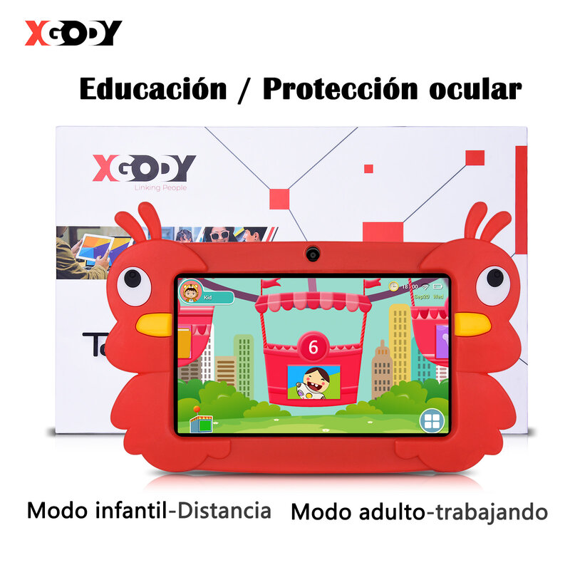 7 Inch Kids Tablet Children Learning Education Tablet Best Gift For Kids Android 9.0 Quad Core 1GB 3GB 16GB 32GB Tablet Computer
