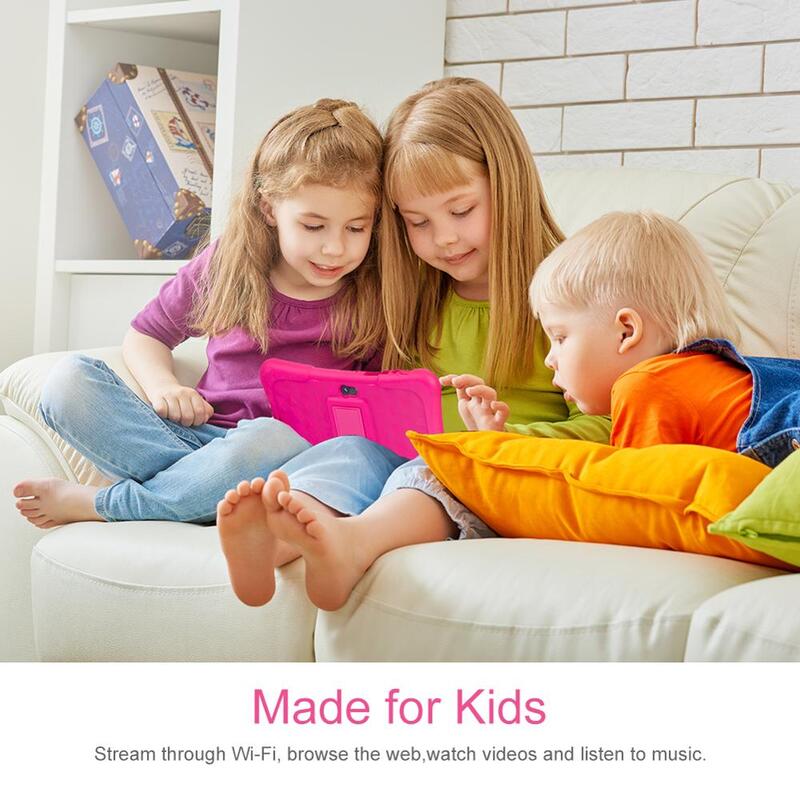 Детский планшет Dragon Touch Y88X Pro, HD экран 7 дюймов, Android 9,0, 2 Гб ОЗУ, 16 ГБ, планшет для детей с сумкой для планшета, Bluetooth, Wi-Fi, планшетный ПК