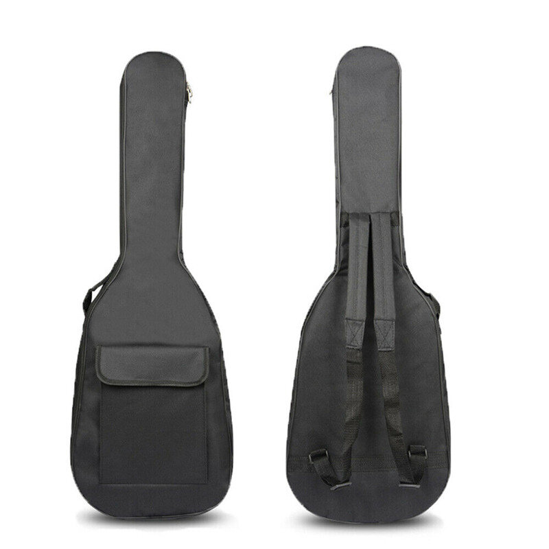 Black Padded Waterproof Electric Guitar Bass Bags Carrying Case Bag Holder UK