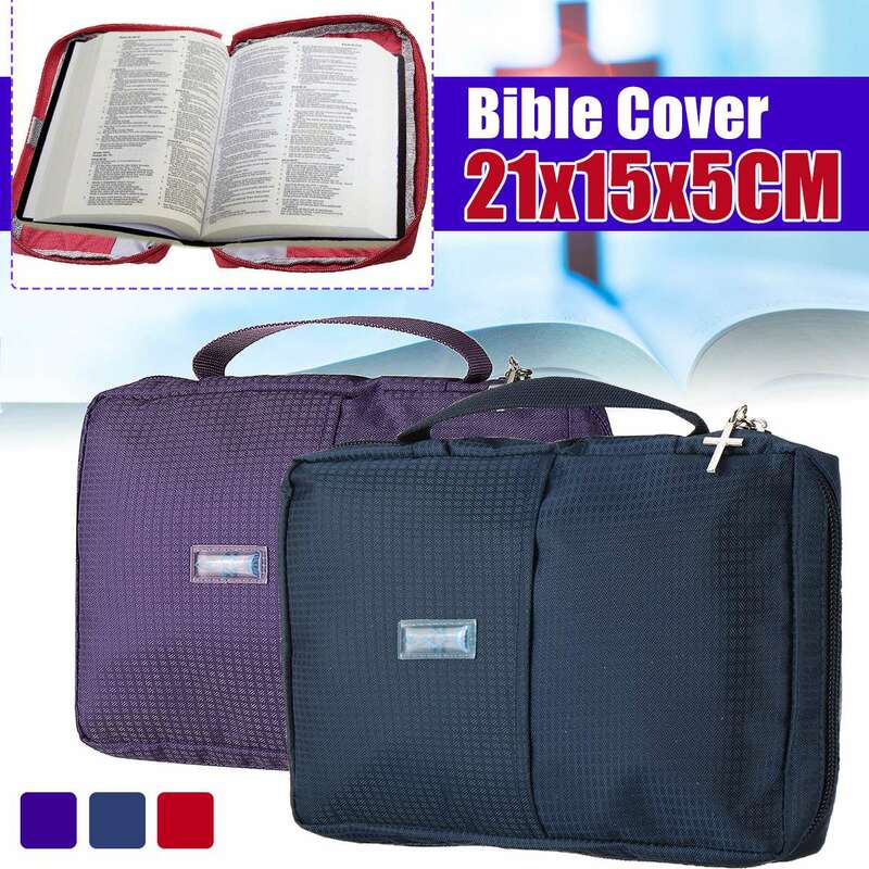 غلاف دفتر دراسة الكتاب المقدس ، حقيبة حمل ، غلاف الكتاب المقدس ، حقيبة واقية من القماش ، للهوايات