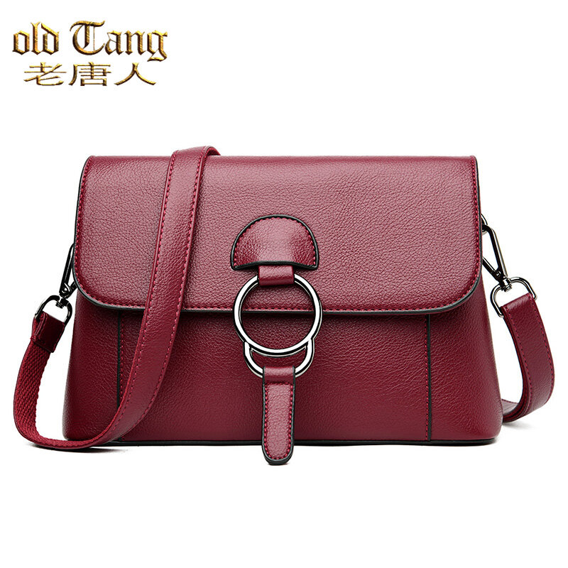 Женские роскошные сумки на плечо OLD TANG от известного бренда, Дизайнерская кожаная сумка 2021, модная женская сумка через плечо, сумка на плечо