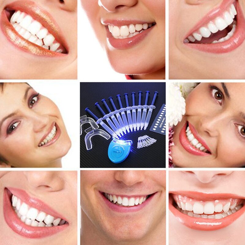 Sistema de blanqueamiento Dental con peróxido al 44%, Kit de Gel bucal, blanqueador Dental, herramientas dentales, envío directo