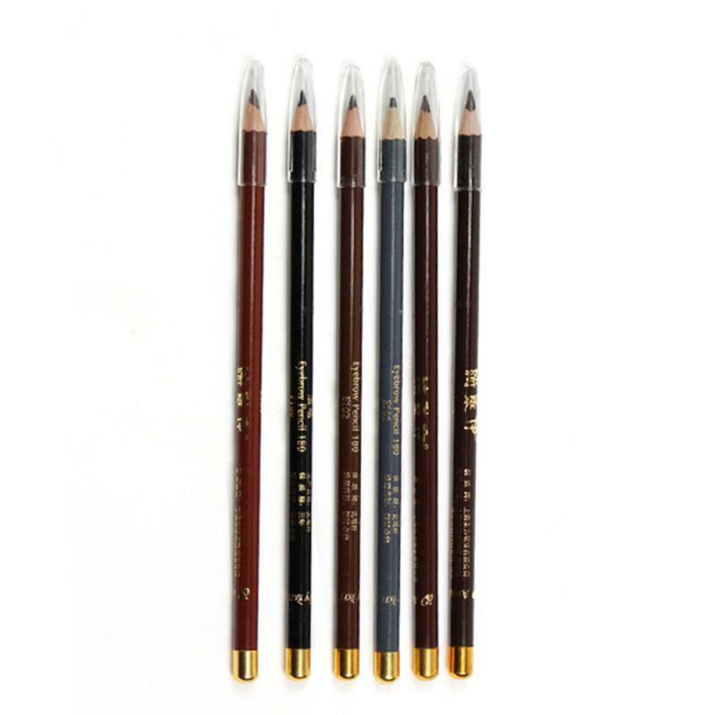 Verfügbar Augenbraue Bleistift Schatten Kosmetik Kunst Wasserdichte Langlebige Farbton Stereo Arten Farbige Schönheit Eye Brow Pen Werkzeuge
