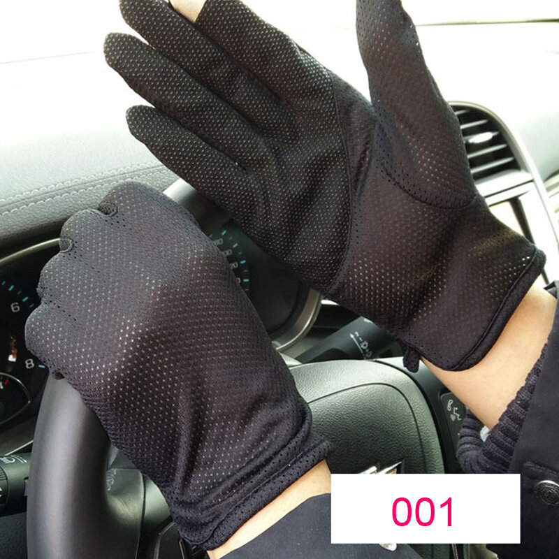 Man Non-slip Running Gloves Summer Mesh Breathable Touch Screen for Riding Bike Thin