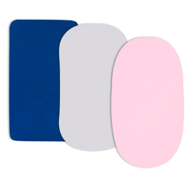 Feuilles de couffin de couleur Pure pour bébé fille et garçon, 1 paquet de couvre-couffin rectangulaire et ovale adapté au matelas