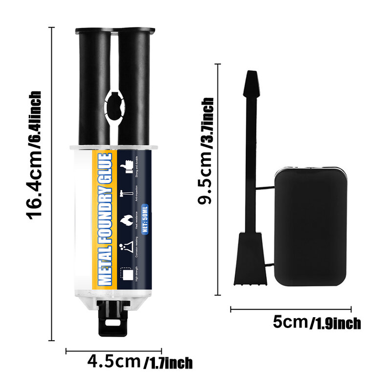 A + b Metall Reparatur Kleber Super Kleber Eisen Caster Kleber Kühler Wasser Tank Spezielle leckage Einstecken Schweißen Kleber Klebstoff