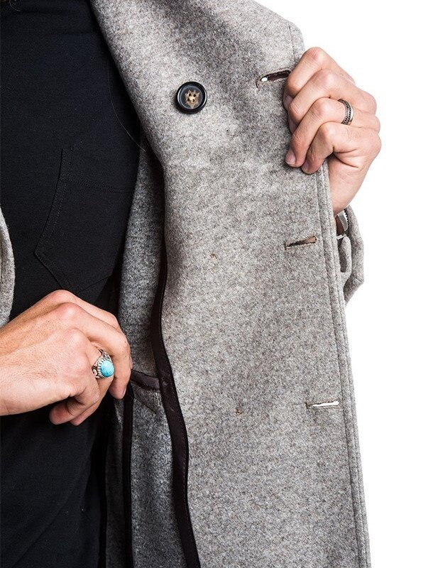 Zogaa casaco longo de lã masculino, casaco longo de lã fashion boutique para outono e inverno, jaqueta corta-vento de lã fina tamanhos grandes