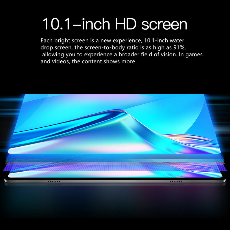 Tablet P20HD 10.1 Inci Tablet 12GB RAM 512GB ROM Tablet Android 11.0 10 Core GPS WIFI 5G Jaringan Sim Ganda Permainan Tablet PC