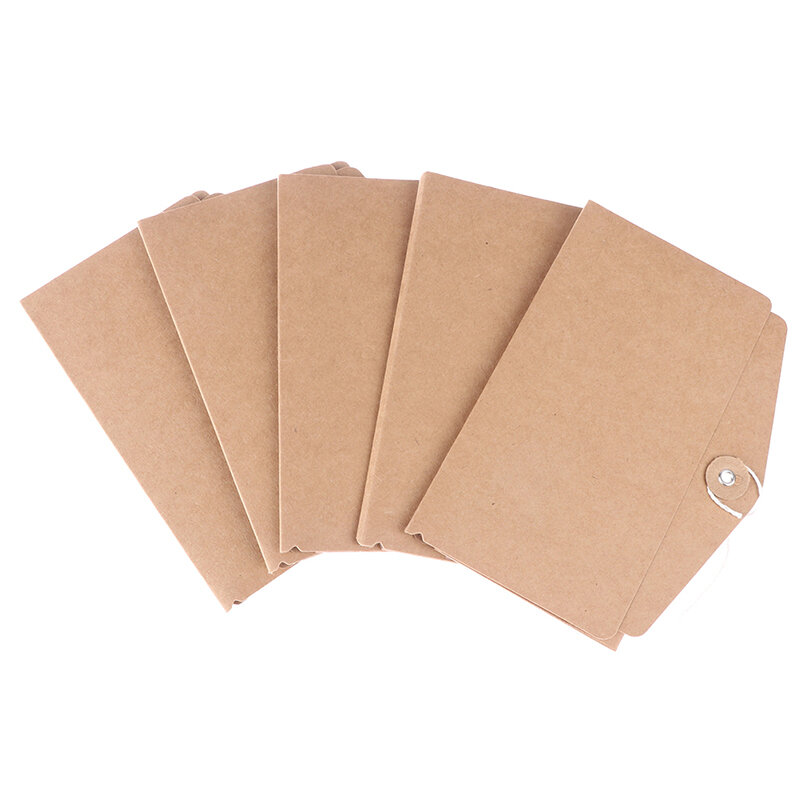 Papeles de cuaderno de papel kraft, soporte para tarjetas de visita, accesorios para carpetas de archivos