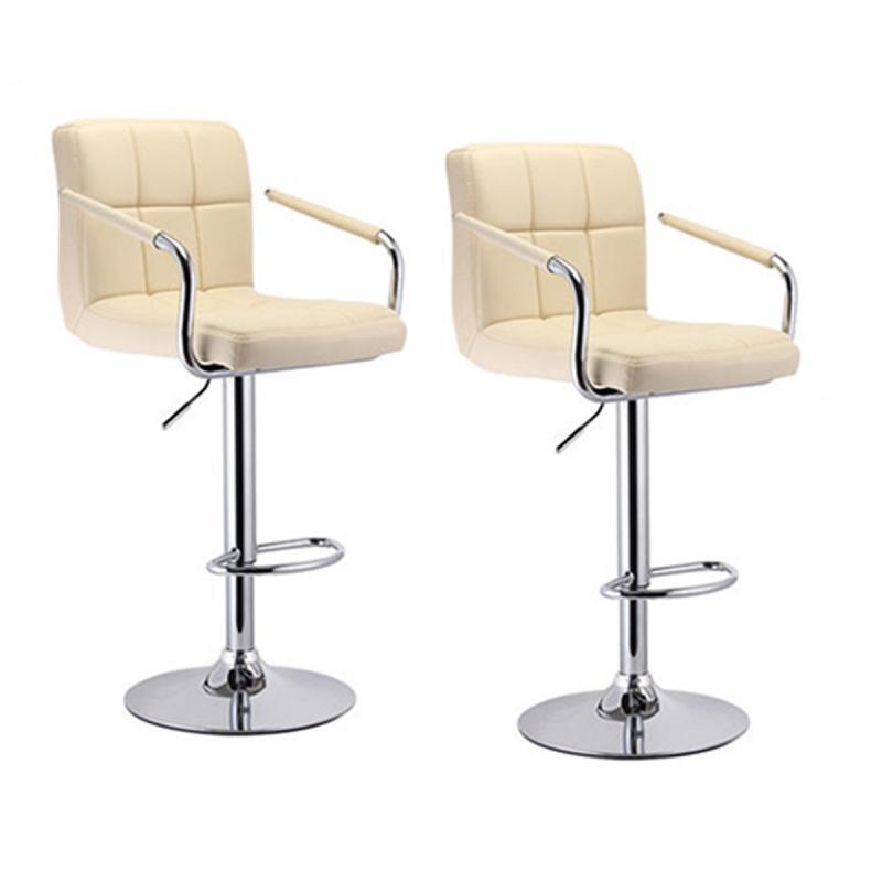 2 шт./компл. кухонные кожаные стулья, регулируемые по высоте стулья для дома и офиса, пневматические удобные ручные стулья для бара, стулья HWC