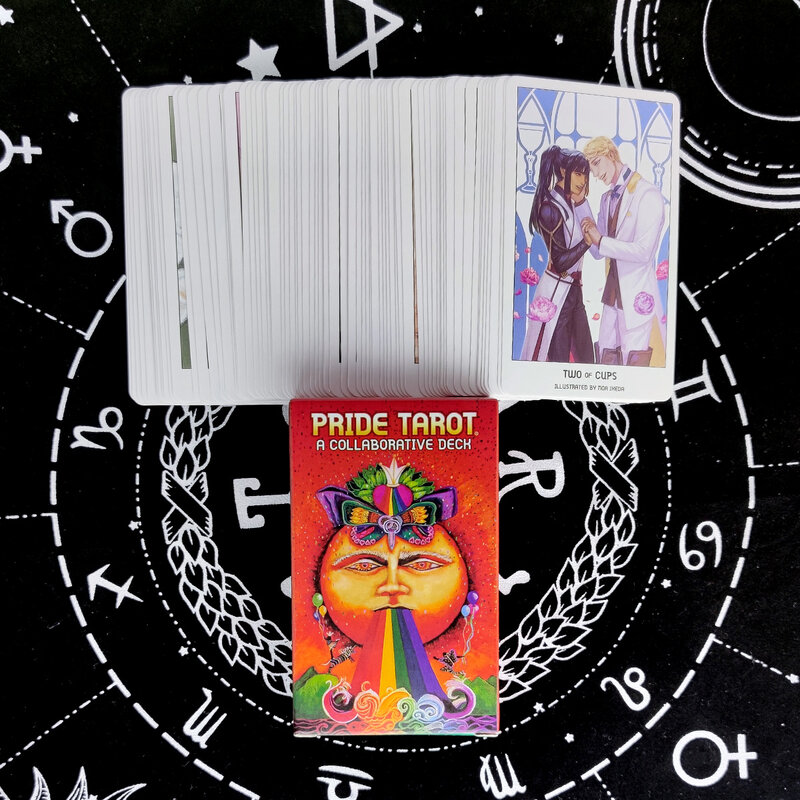 Novo orgulho tarô cartas profecia adivinhação deck versão inglês entretenimento tabuleiro jogo 78 folhas/caixa