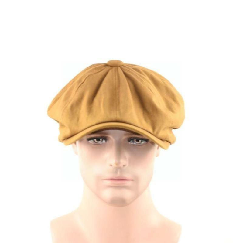 2019 رجل القطن الخالص مثمنة قبعة الربيع والصيف اللبلاب موزع الصحف قبعة قبعة قبعة الذكور الذكور المجهزة قبعة الإناث الرسام شعبية A2y8