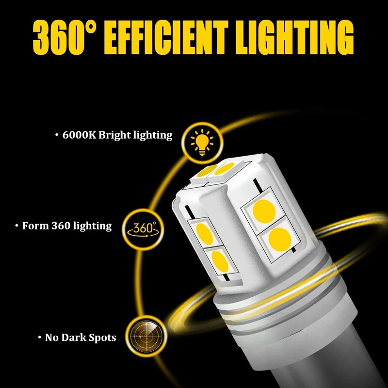 Bombilla LED blanca de xenón para coche, luz de estacionamiento, para BMW F20, F30, F31, F34, ba29s, H6W led, 10SMD, 2 uds luz led
