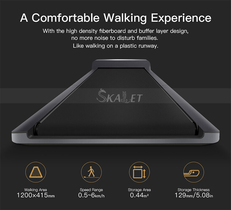 WalkingPad 접는 워킹 패드 울트라 얇은 디딜 방아 조깅 공간 도보 기계 에어로빅 스포츠 휘트니스 장비