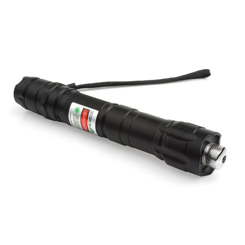 Laser vert 009, mise au point réglable, 5mw, puissant pointeur laser, combinaison de chargeur de batterie 18650