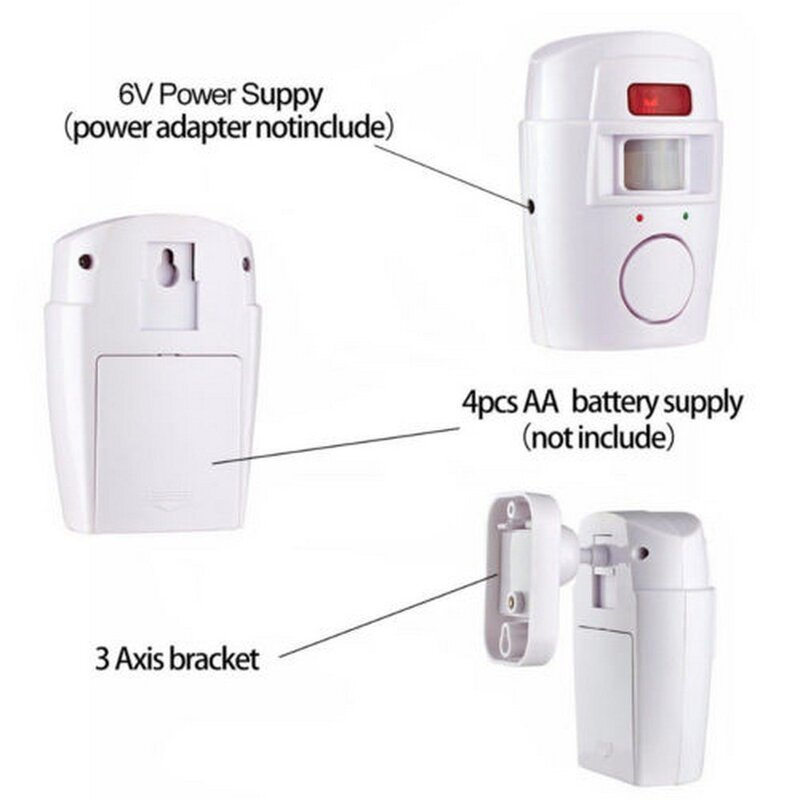 Sensor sem fio detector de alarme com controles remotos janela da porta para sistema de alarme em casa sistema de segurança de alarme