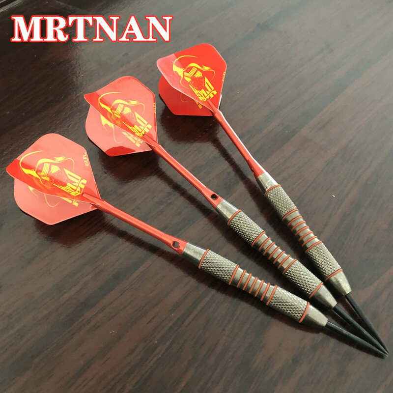 High-quality 3 pieces/set 21g High-quality nickel-plated dart barrel, aluminum alloy dart bar, professional dart throwing set