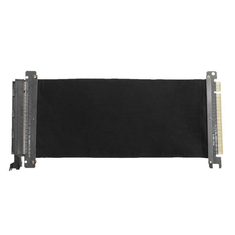 PCI Express 16x Flexible Cable Card Extension Port Adapter Riser Card 1 Slot PCIe X16 Riser for 1U 2U 3U Server IPC Chassis