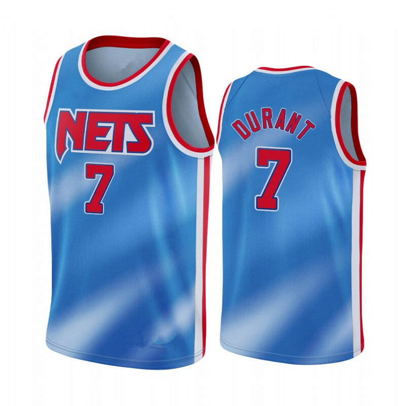Mens basketball trikots Brooklyn Nets 13 James Harden 7 Kevin Durant 11 Kyrie Irving Stadt Edition Und Swingman Jersey