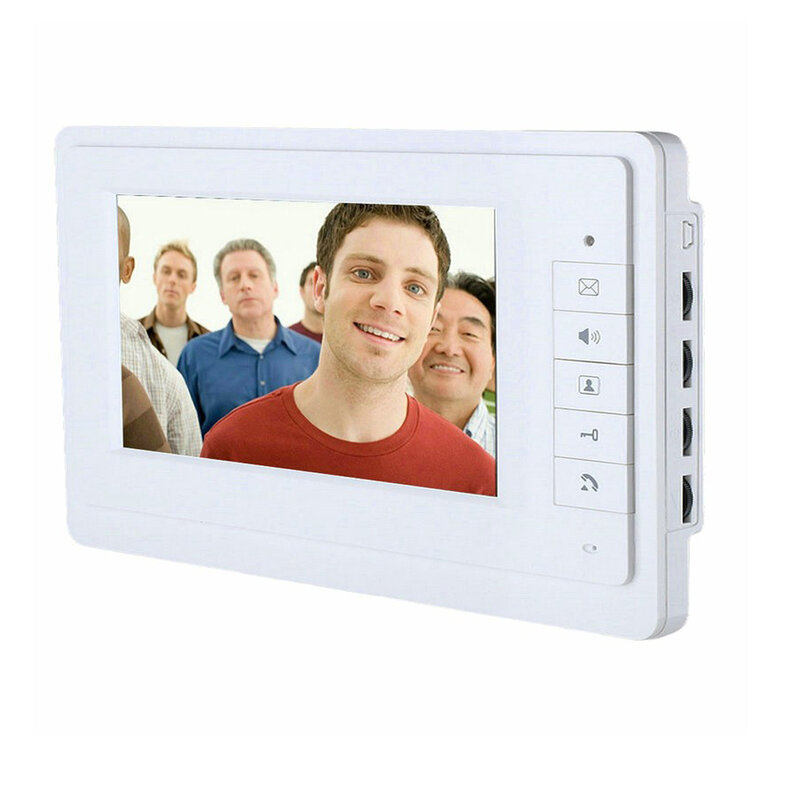 Citofono videocitofono cablato SYSD per Monitor LCD da 7 pollici per la casa telecamera per visione notturna con sblocco