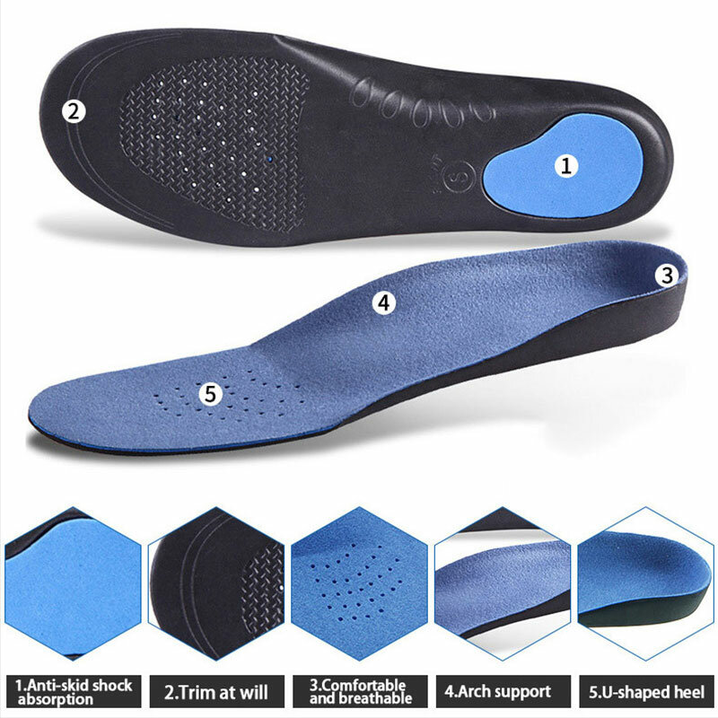 Plantillas ortopédicas para pies, almohadillas ortopédicas de tela de felpa cómoda 3D, soporte para ARCO, 3cm de altura