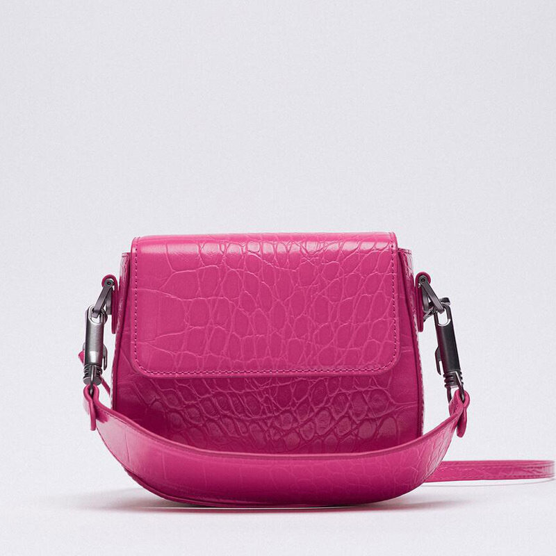 Alligator Saddle Bags for Women 2021 Brands Fashion Crocodile Pattern Women's Handbag Shoulder Crossbody Bags Small Clutch Purse