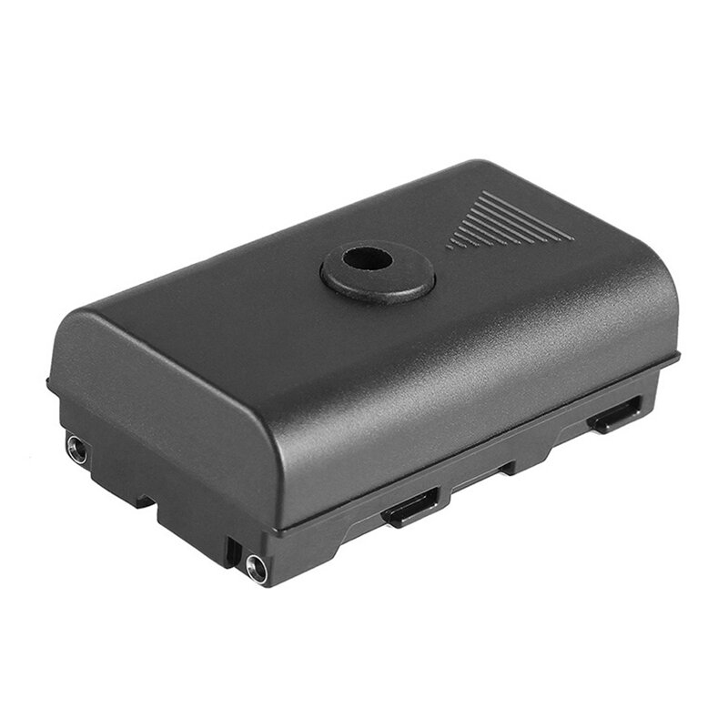 FOTGA-adaptador de corriente continua de batería simulada para Sony F970/F750/F550, Monitor de luz de vídeo, fuente de alimentación de Puerto DC