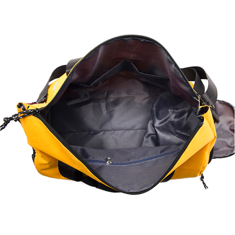 2021 nuovo colore puro semplice moda fitness borsa resistente all'usura borsa da viaggio impermeabile bagaglio multifunzionale di grande capacità