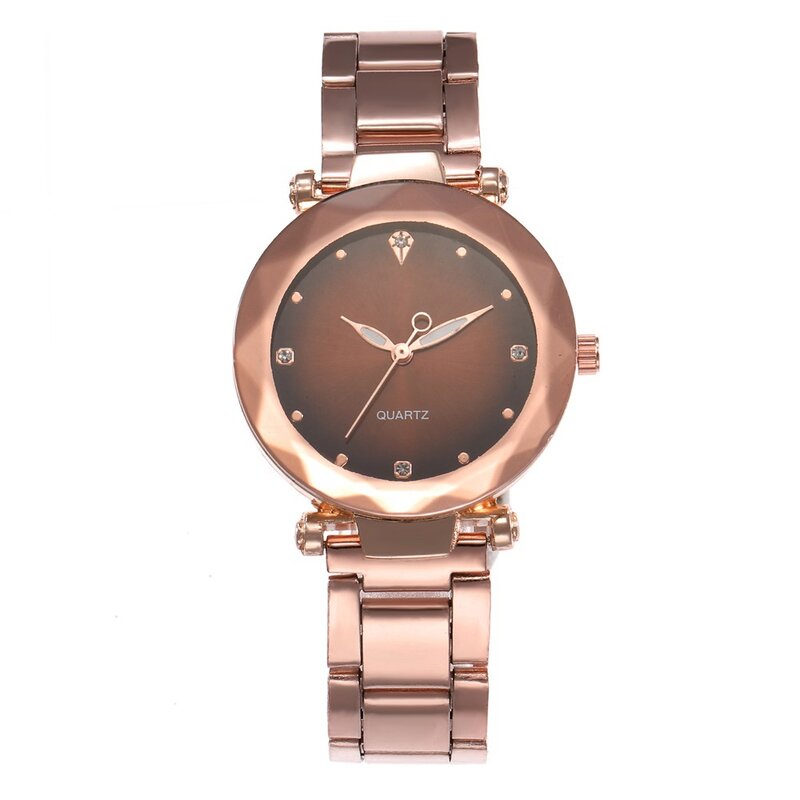 Orologio da donna con specchio 3D orologio al quarzo da donna con cinturino in lega di lusso per fidanzata orologio da regalo di compleanno Relojes Para Mujer ora