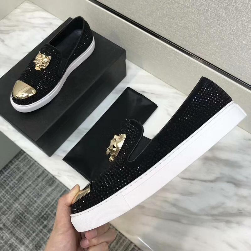 2021 New Big Size shoes men Slip on Men's Loafers Luxury Casual Fashion Trend Brand Men's Shoes Wedding Shoes