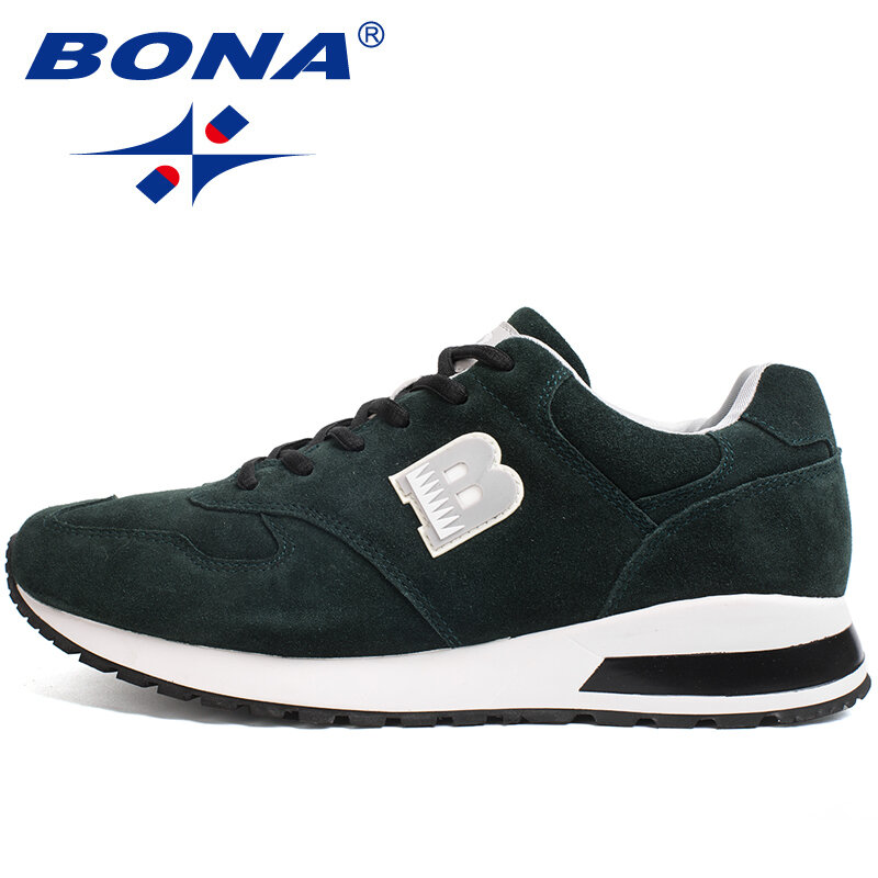BONA 2020 สไตล์ใหม่รองเท้าผ้าใบรองเท้าผ้าใบผู้ชายกลางแจ้งAnti-Skidรองเท้าManอินเทรนด์Zapatillas De Deporte Leisureรองเท...