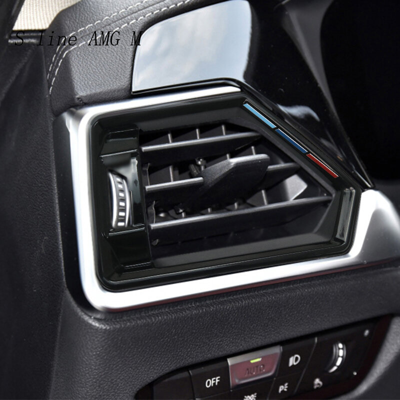 Car Styling pulsanti del pannello del cambio pomello copertura laterale Trim per BMW serie 3 G20 G28 adesivi per pannelli tazza d'acqua accessori interni