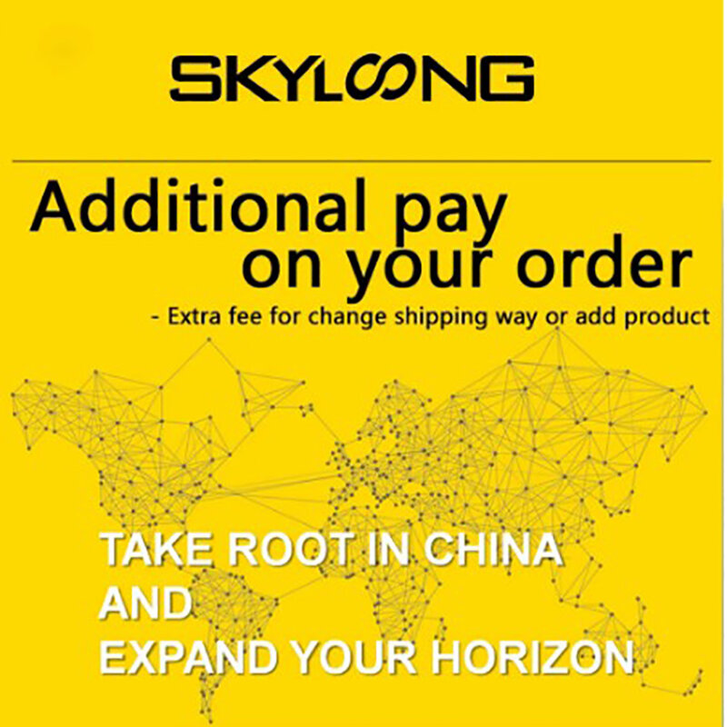 Skyloong Extra Betalen Op Uw Bestelling (Gebruik Voor Verandering Verzending Manier/Voeg Product/Verandering Product)