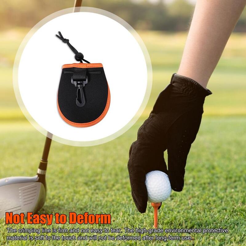 Golf Ball Tasche High-grade Exquisite Handwerkskunst Abwischen Tasche Golf Ball Schutz Tasche Mit Samt Innen