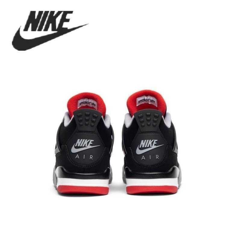 -Zapatillas Nike Air Jordan 4, originales, Retro, guaba, hielo, vela negra, globo de langosta, deportadores