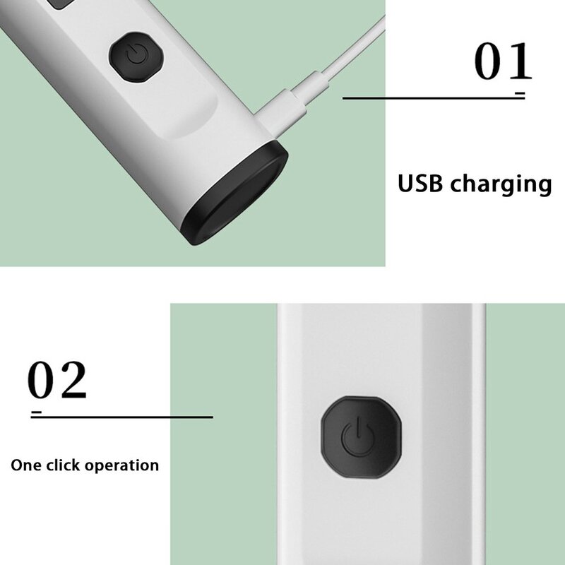 USB akumulator podwójne sprężyny trzepaczka głowy elektryczny spieniacz mleka dwa prędkości ze stali nierdzewnej ręczny mikser do picia